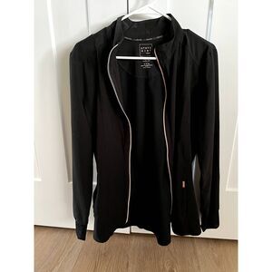 Cherokee Statement Women Warm Up Scrubs Jacket Zip Front Size Medium